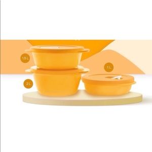 Tupperware CrystalWave Plus Set of 3
